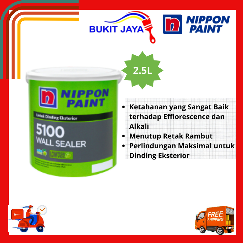 Nippon Paint 5100 Anti Alkali Wall Sealer | Sealer Exterior