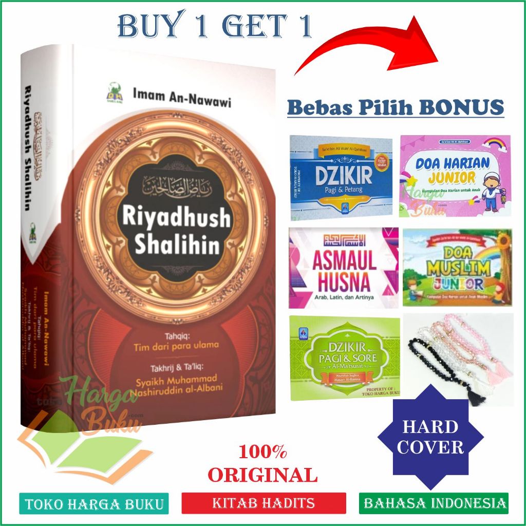 Foto Riyadhush Shalihin Karya Imam An-Nawawi ORIGINAL Riyadhus Sholihin KITAB HADITS Penerbit Darul Haq