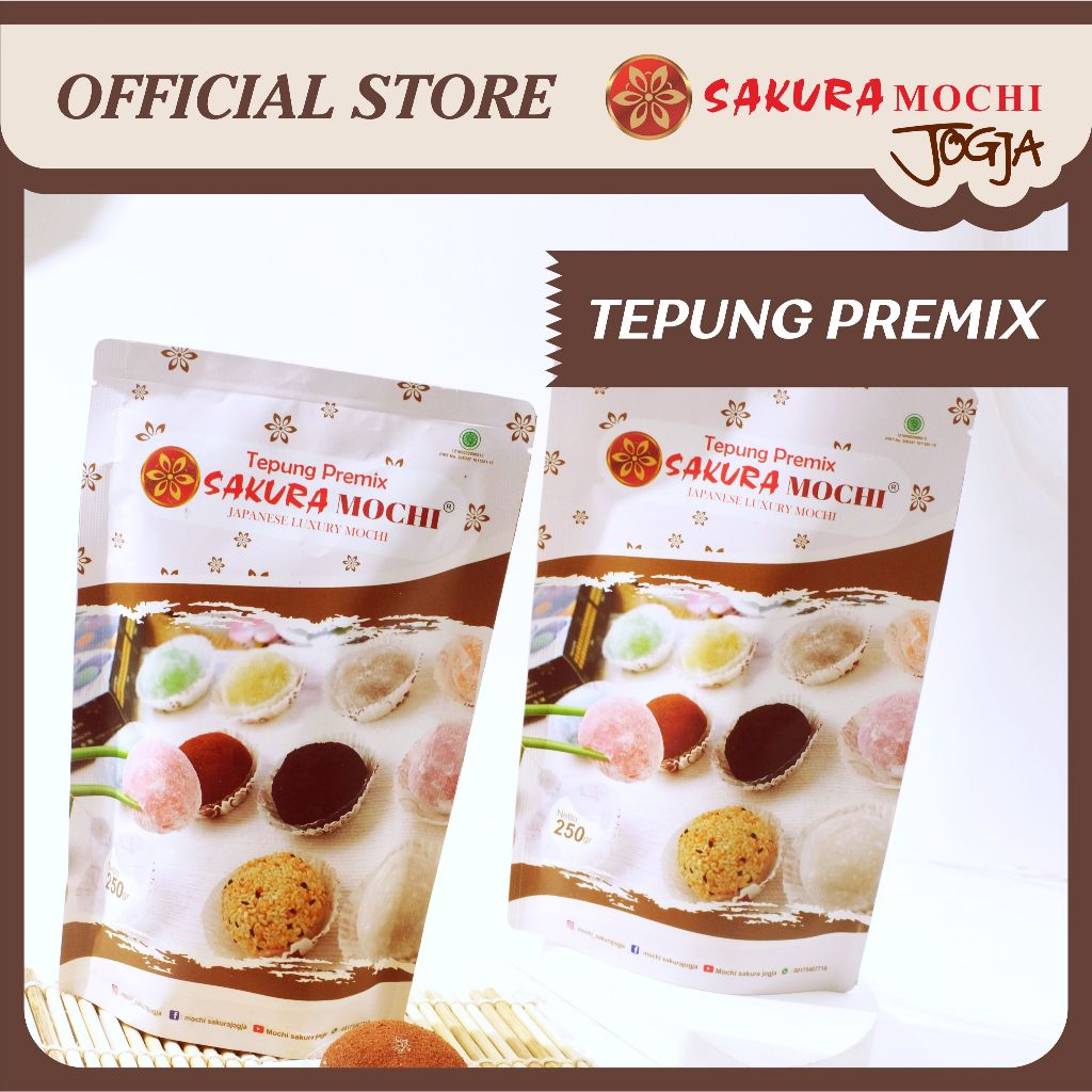 Sakura Mochi - Tepung Premix Mochi 250Gram