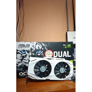 VGA GPU ASUS GTX 1060 6GB Dual fan OC bekas Full set