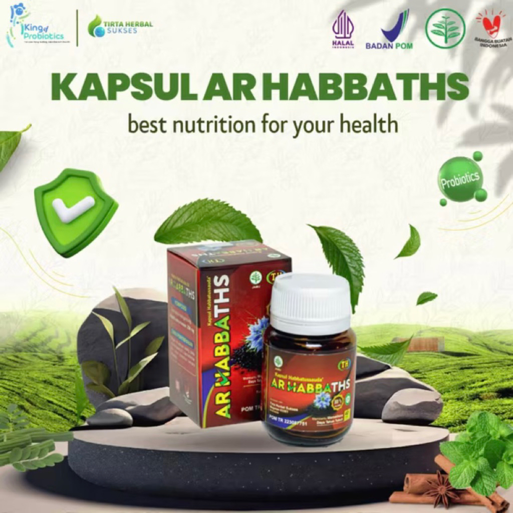Ar Habbats Bioth | Probiotik isi 40 kapsul