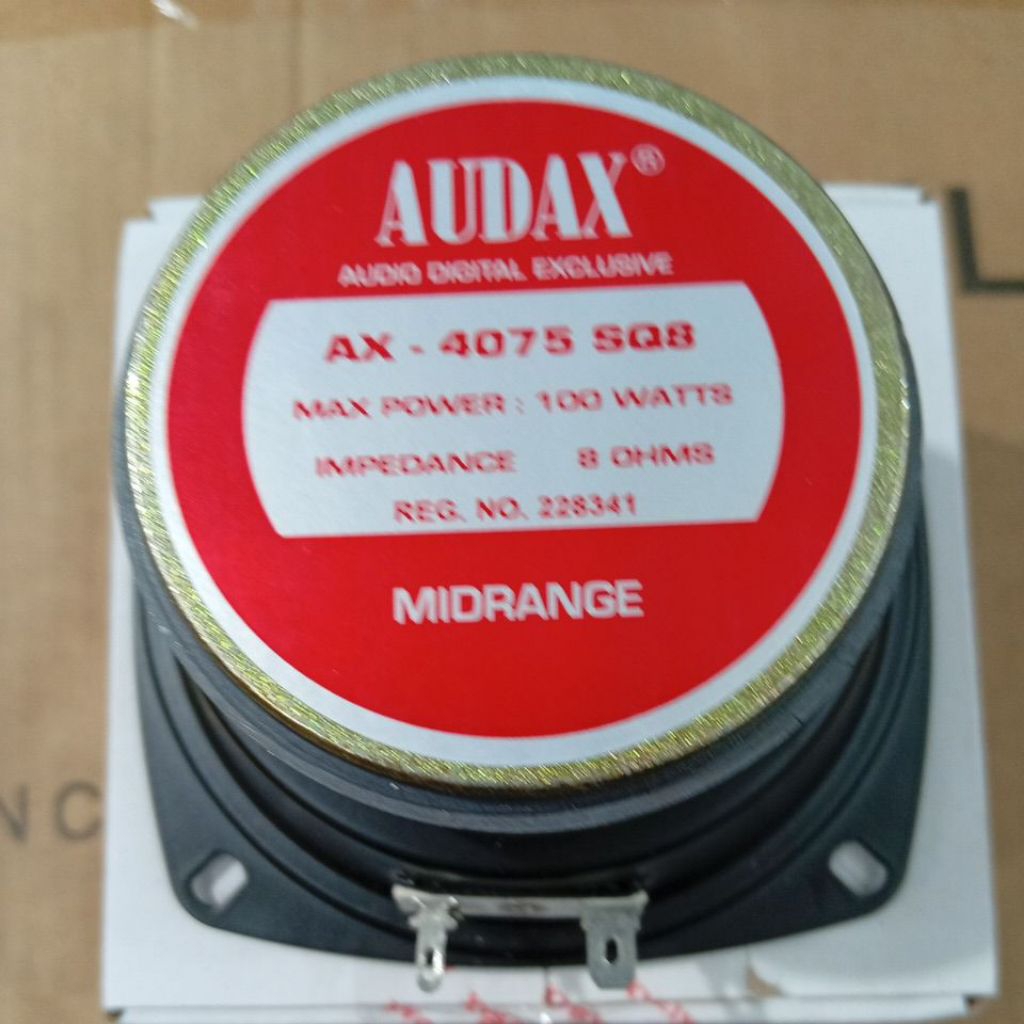 SPEAKER AUDAX 4 INCH AX-4075 SQ8 FULL RANGE