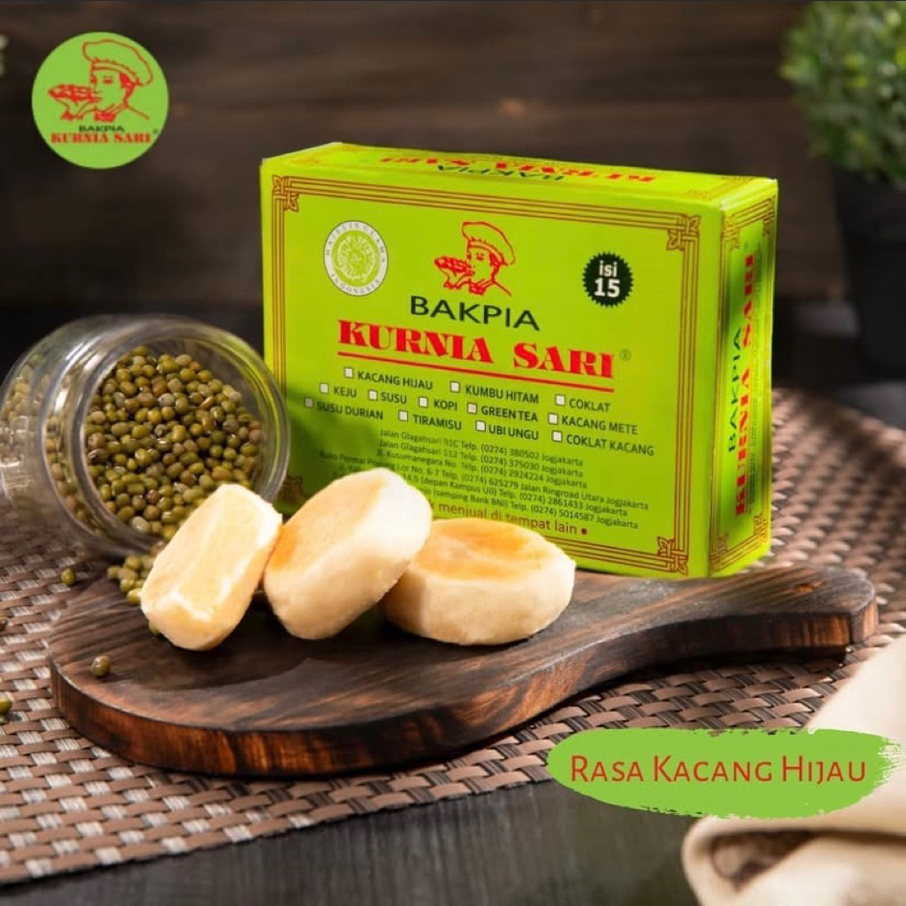 BAKPIA KURNIA SARI VACUM [ Isi 15 ] - Oleh Oleh Khas Jogja