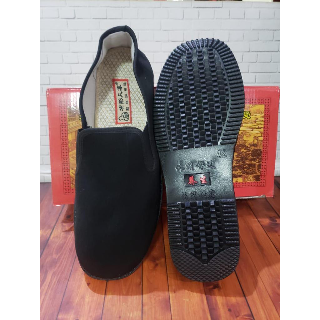 Sepatu BigBoss hitam / KungFu WingChun / WuShu / Taichi / Bruce Lee / Chinmi / IP Man @13