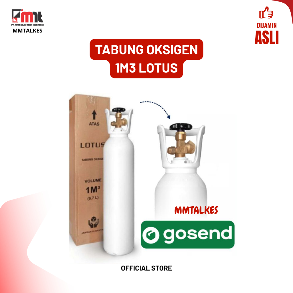 Tabung Oksigen 1M3 LOTUS (TABUNG ONLY)