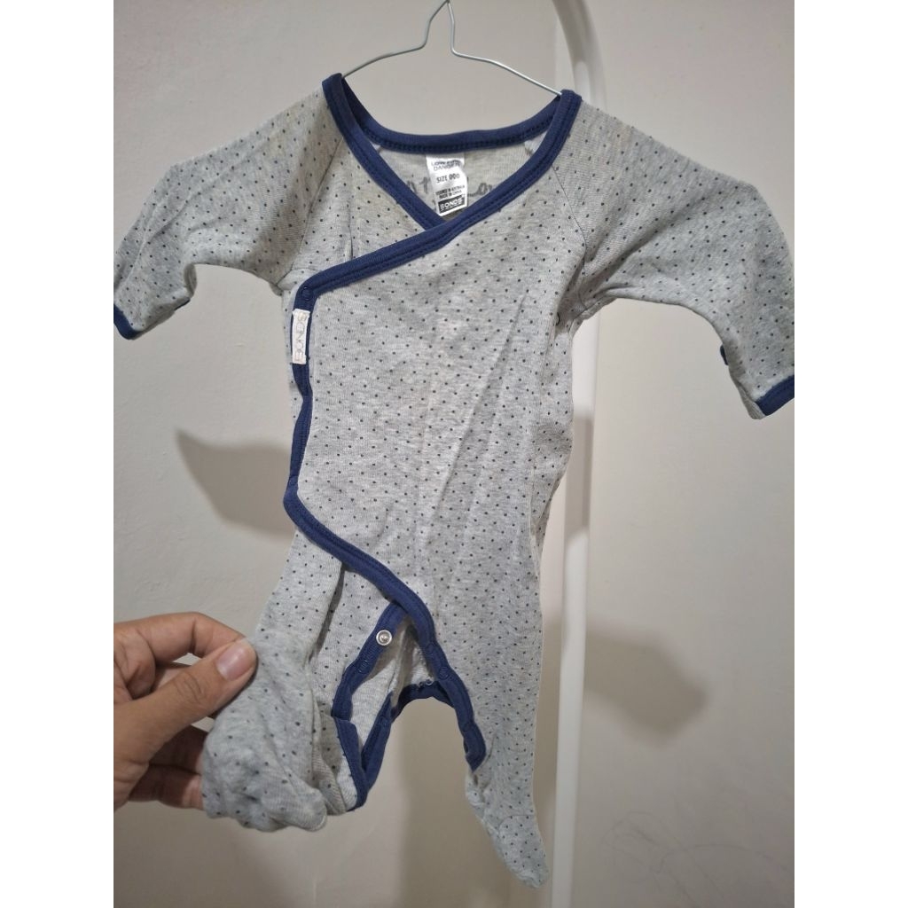 Jumper bodysuit bayi newborn - 3mo BONDS preloved