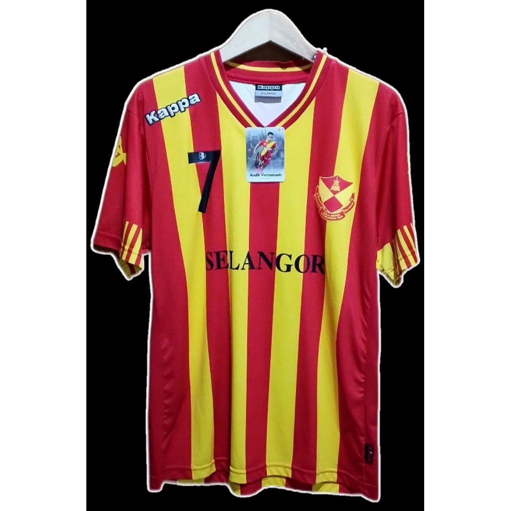 Jersey Selangor FC 2015-2016 Original Signed by Andik Vermansah