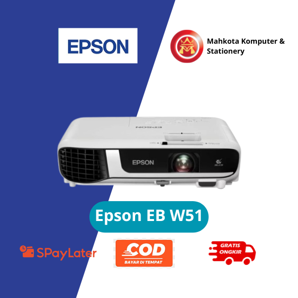 EPSON PROJECTO EB-W51 WXGA Penganti EB - W41