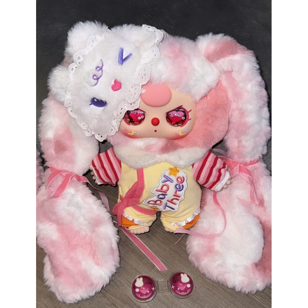 Baby Three Good Night 400% Limited bb3 bunny pink babythree gnight giniye pink