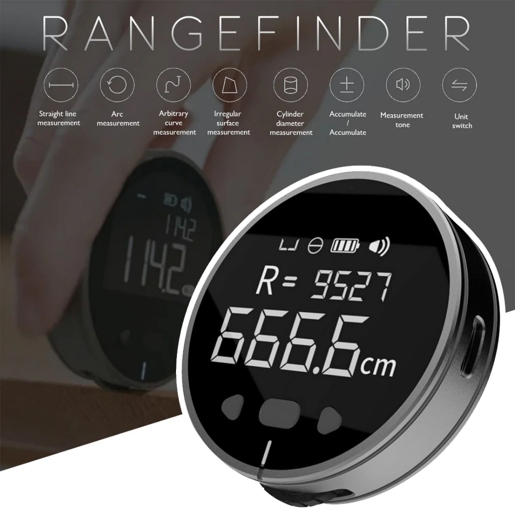 Meteran Digital - Penggaris Digital - Meteran Elektrik - Penggaris Elektrik - Digital Ruler - Electr