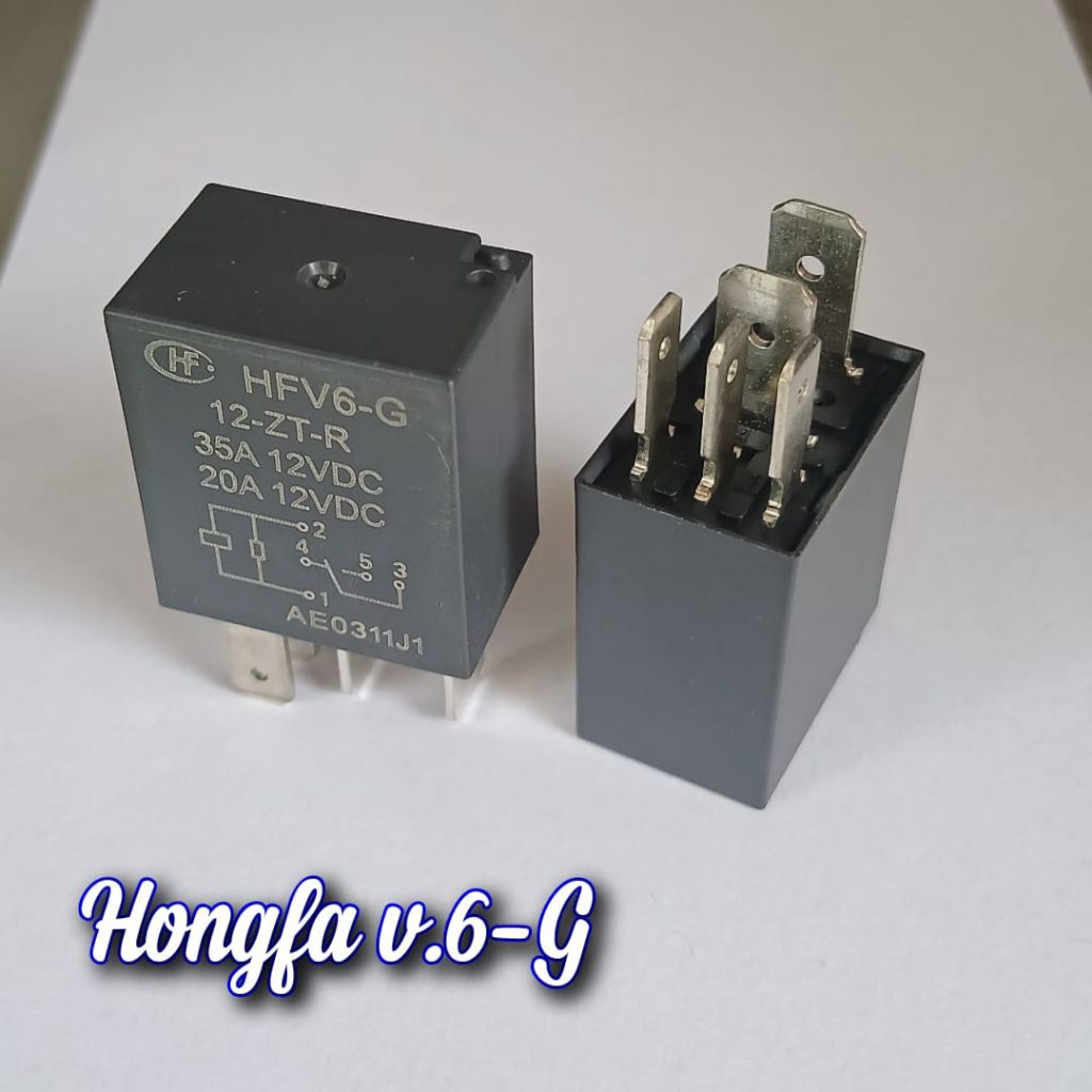Relay Hongfa v6-G 12v kaki 5
