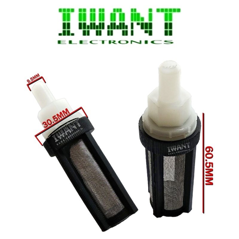 FILTER SARINGAN AIR POMPA MINI PUMP DC FILTER POMPA 12V FILTER AIR SARINGAN SUCTION SELANG HISAP POM