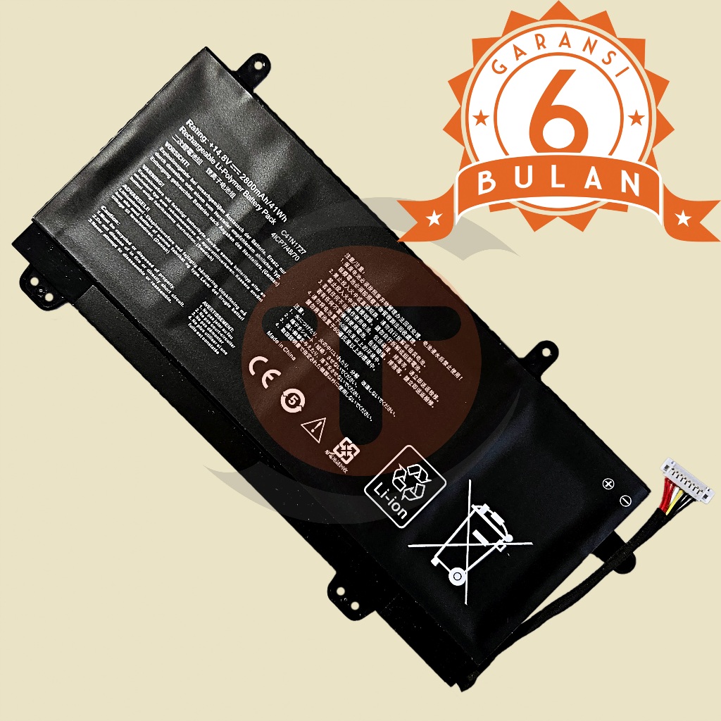 Baterai Untuk Asus Zephyrus GM501 GM501G GM501GM GM501GS ROG GU501 GU501GM GU501GM-BI7N8 C41N1727