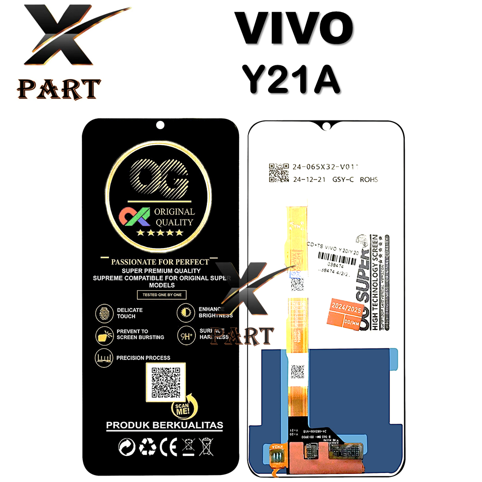 LCD TOUCHSCREEN VIVO Y21A ORIGINAL