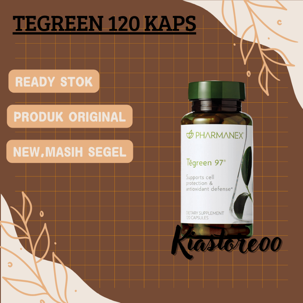 Exp 2026. Tegreen120 Teagreen Teh Hijau 120 Kapsul