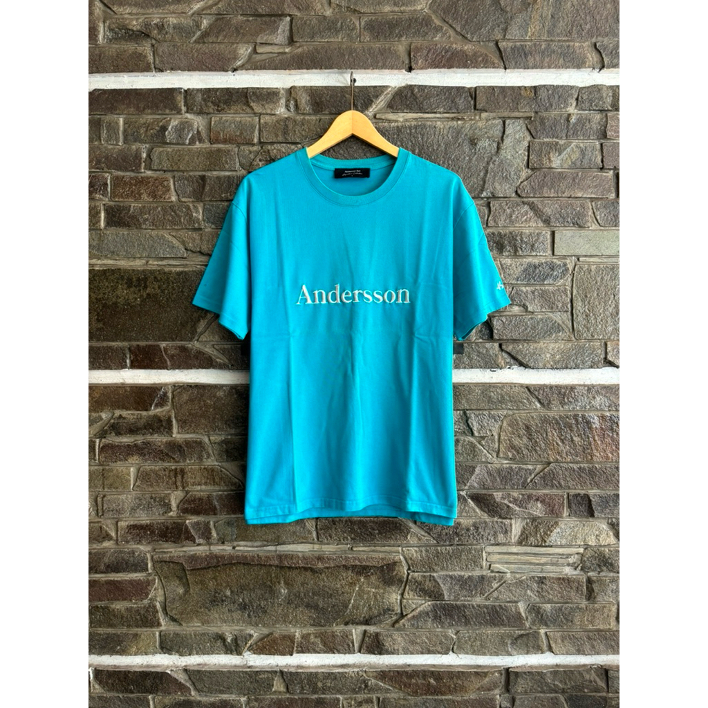 Andersson Bell • Signature Collection Embroidery Logo Tee Luxury Streetwear Tee /Kaos / Tshirt Size 