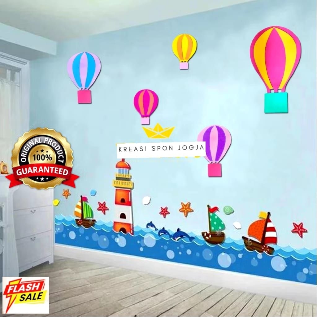 1 Hiasan Dinding BALON UDARA Dekorasi Kelas Kamar Pojok Baca PAUD TK SD SMP