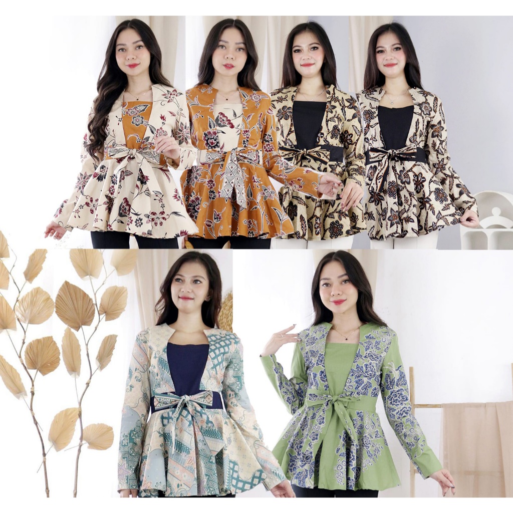 Atasan Blouse Batik Kantor Morgan 220