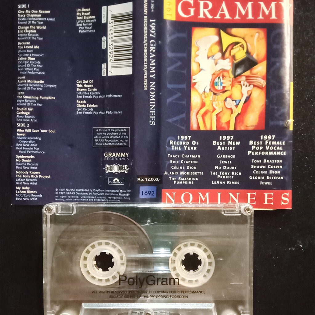 KASET PITA GRAMMY NOMINEES SMASHING PUMPKINS DLL