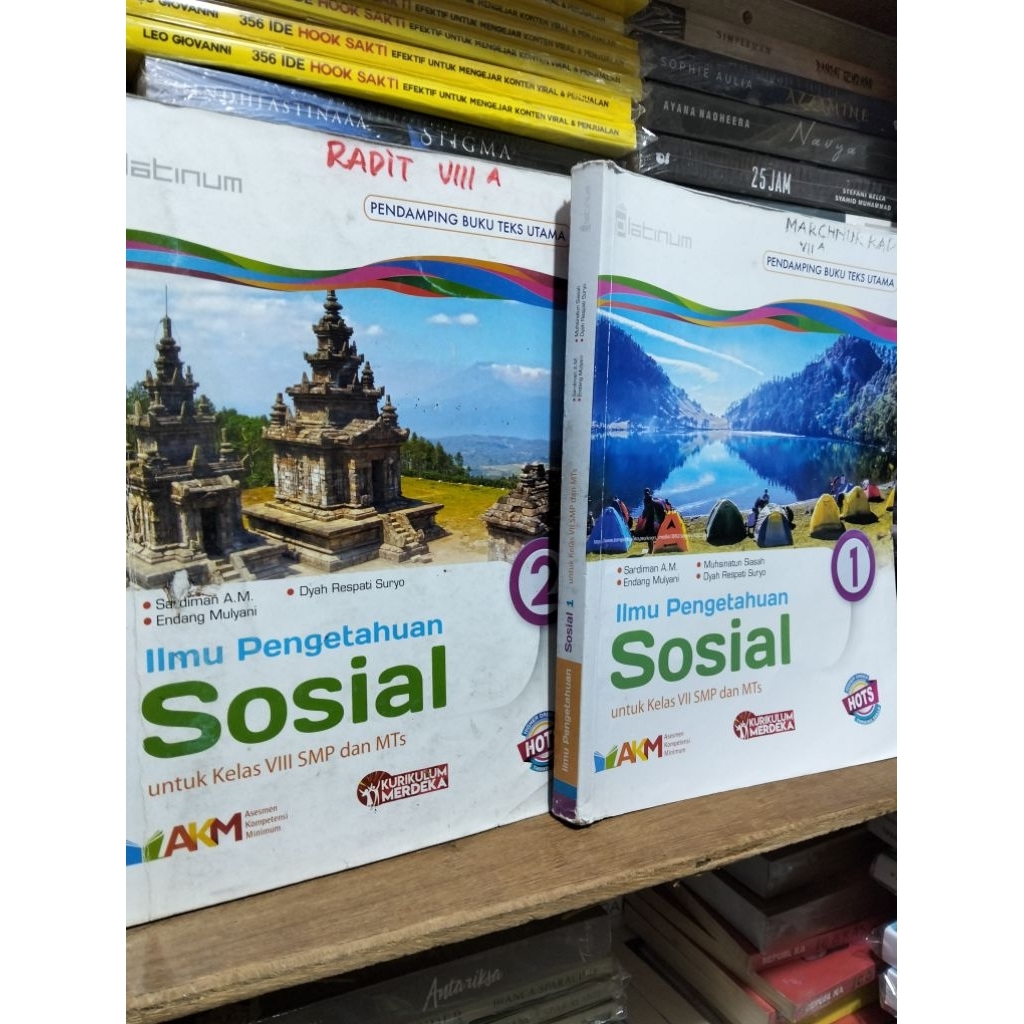 Buku IPS 1,2,3 SMP/MTs Kelas VII,VIII,IX Kurikulum Merdeka Platinum