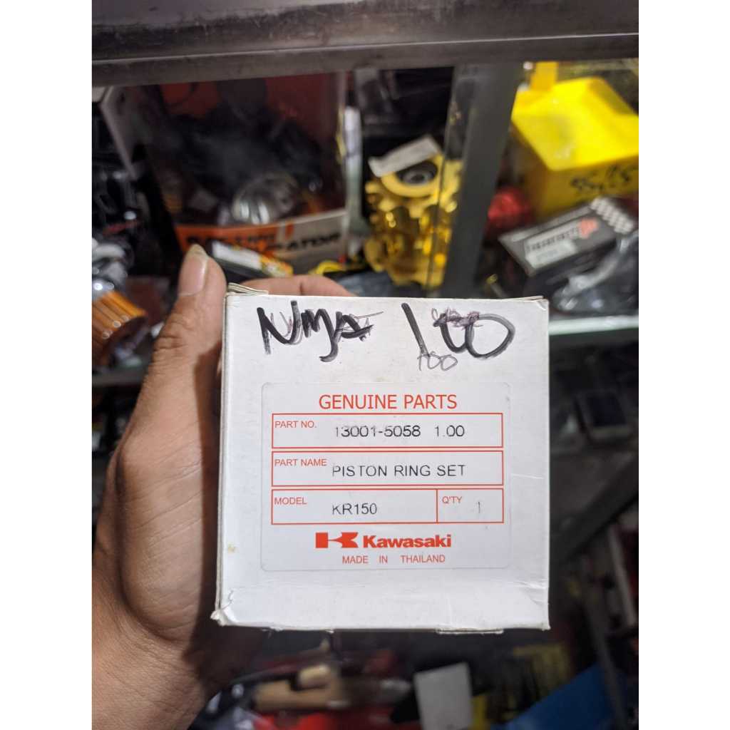 PISTON KAWASAKI THAILAND NINJA R RR SS ZX KR OS 100 SETT RING PISTON ORIGINAL THAILAND