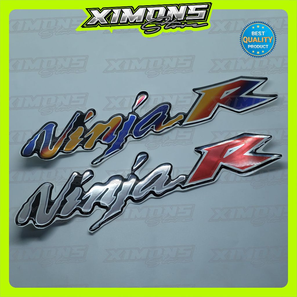 emblem timbul ninja r kawasaki / emblem logo ninja r