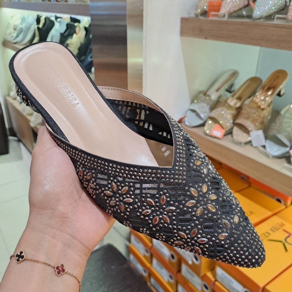 sepatu bustong wanita pesta 3 cm peter keiza