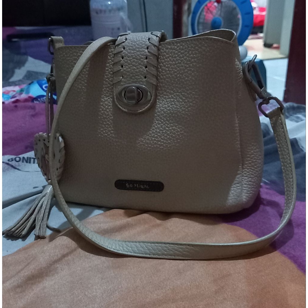 Preloved Tas Kulit Sapi asli - Serlium