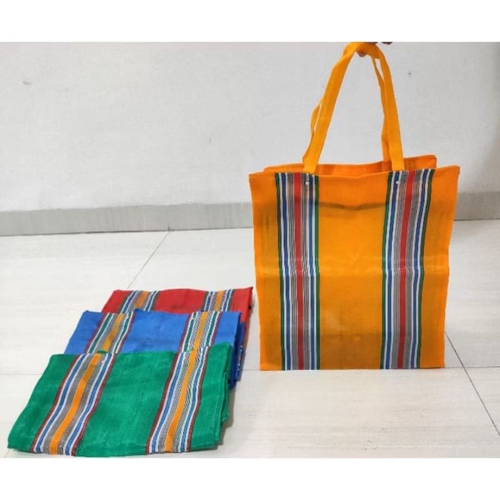 Tas Belanja Nilon Resleting / Tas Laundry Serbaguna