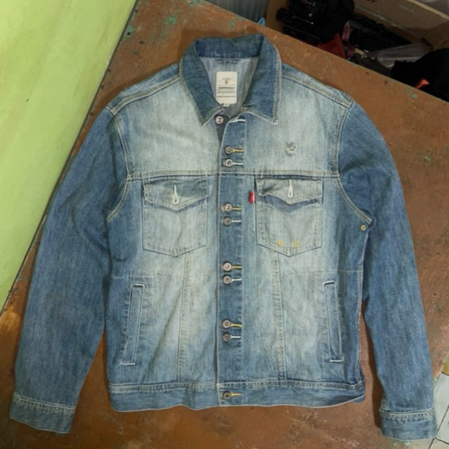 JAKET DENIM MERK FAIRWHALE ORI FROM JAPAN