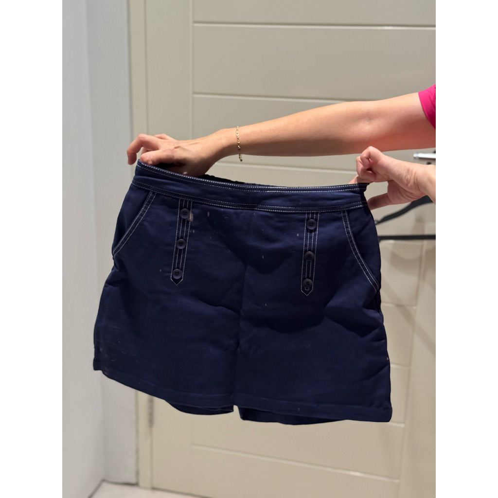 Karoro Skort Navy Celana Rok Wanita size S (Preloved defect)