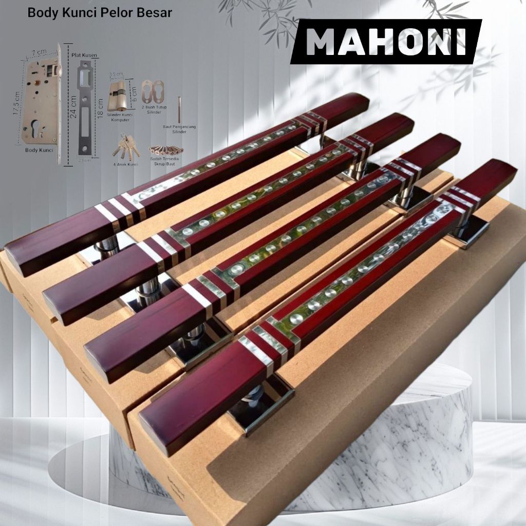 TERLARIS Handle pintu stainless 2 pintu/handle pintu kupu tarung/handle pintu rumah 2 pintu/handle