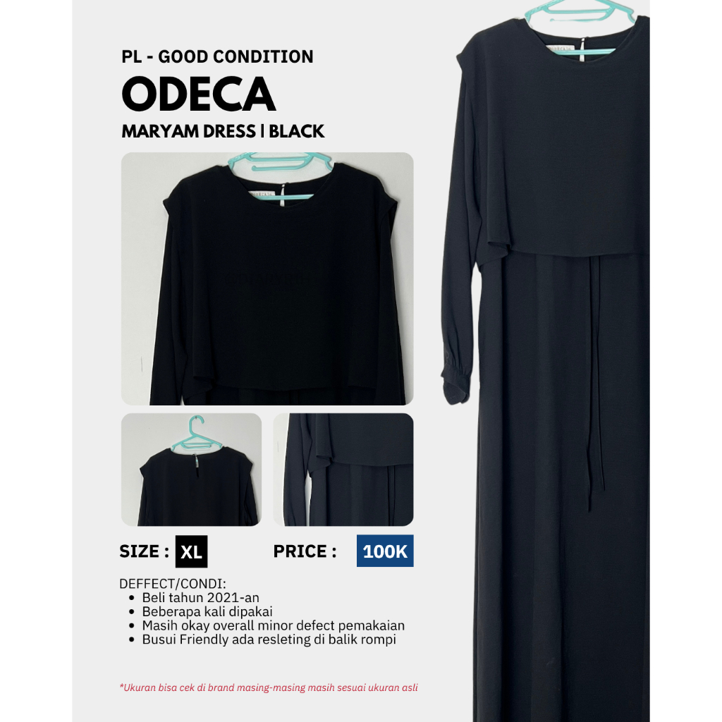 [PRELOVED] ODECA | Maryam Dress | XL