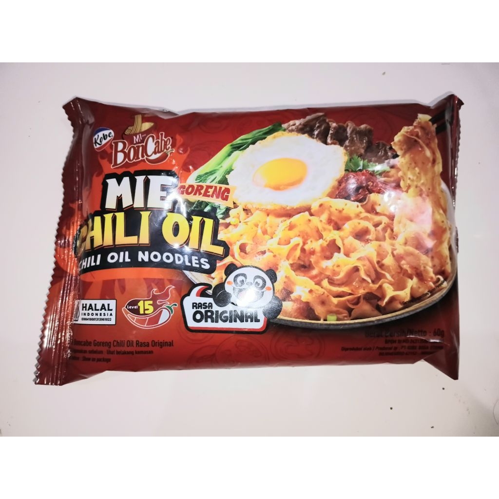 Mi BonCabe Mie Goreng Chili oil rasa original 60gr