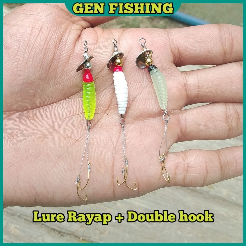 umpan Casting Wader Lure Rayap Bisa buat nila Gabus Kocolan
