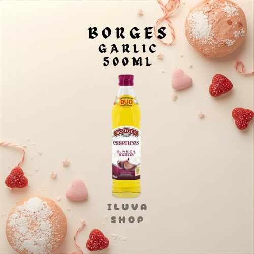 BORGES GARLIC OLIVE OIL 500ML