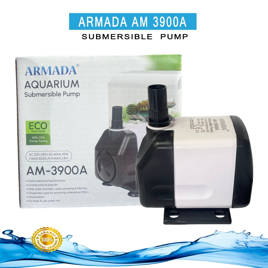 Armada Pompa Air Aquarium AM 3900A Pompa Air Celup Bergaransi