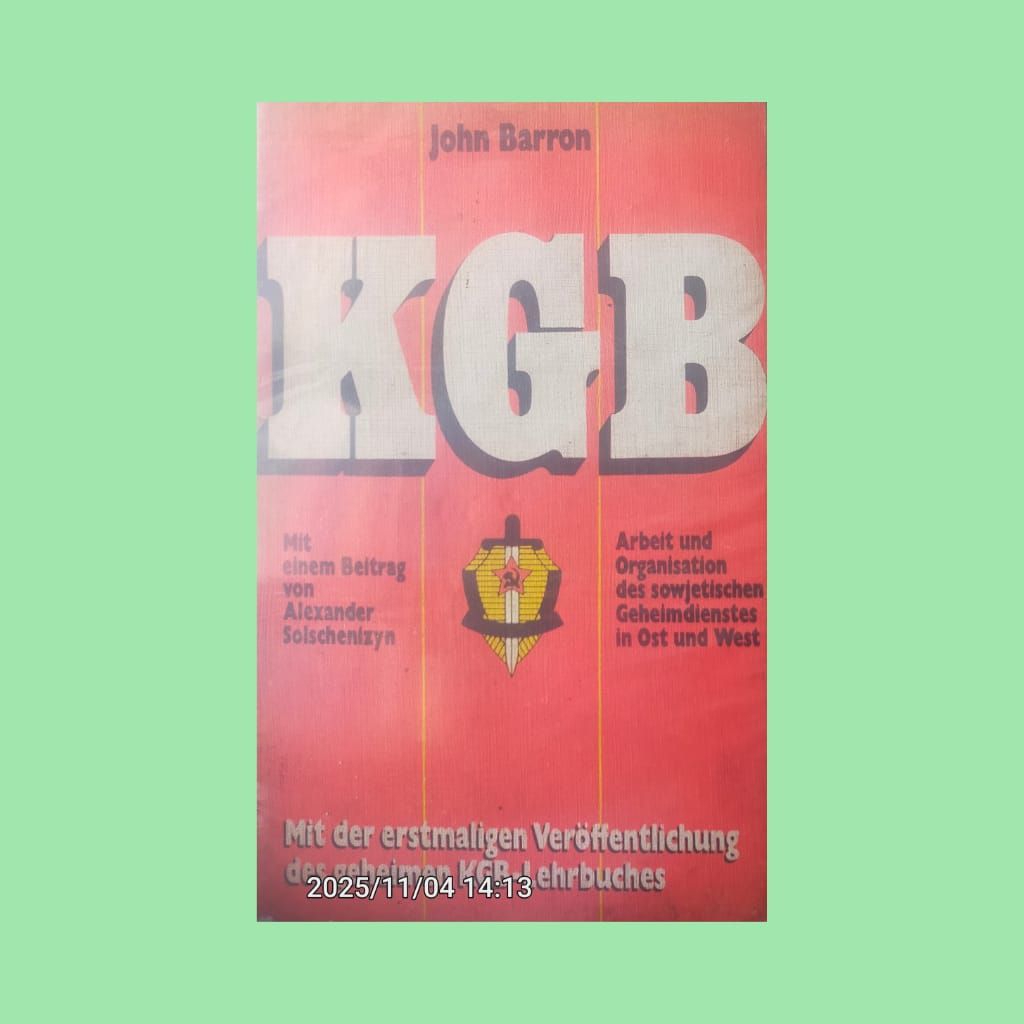BUKU ORI KGB OLEH JOHN BARRON