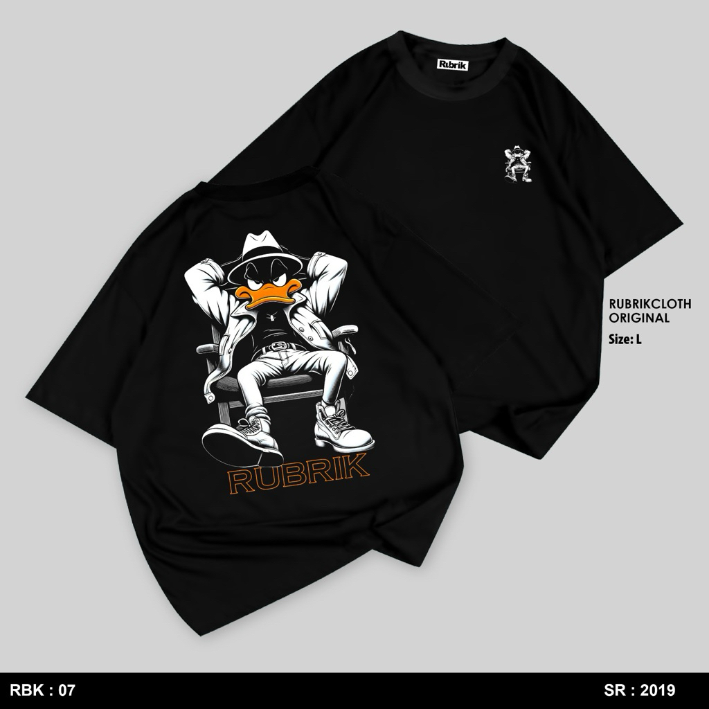 RUBRIK - Kaos Distro Premium / Baju Kaos Distro Pria Wanita / T Shirt Distro 100% Cotton 24s Unisex-