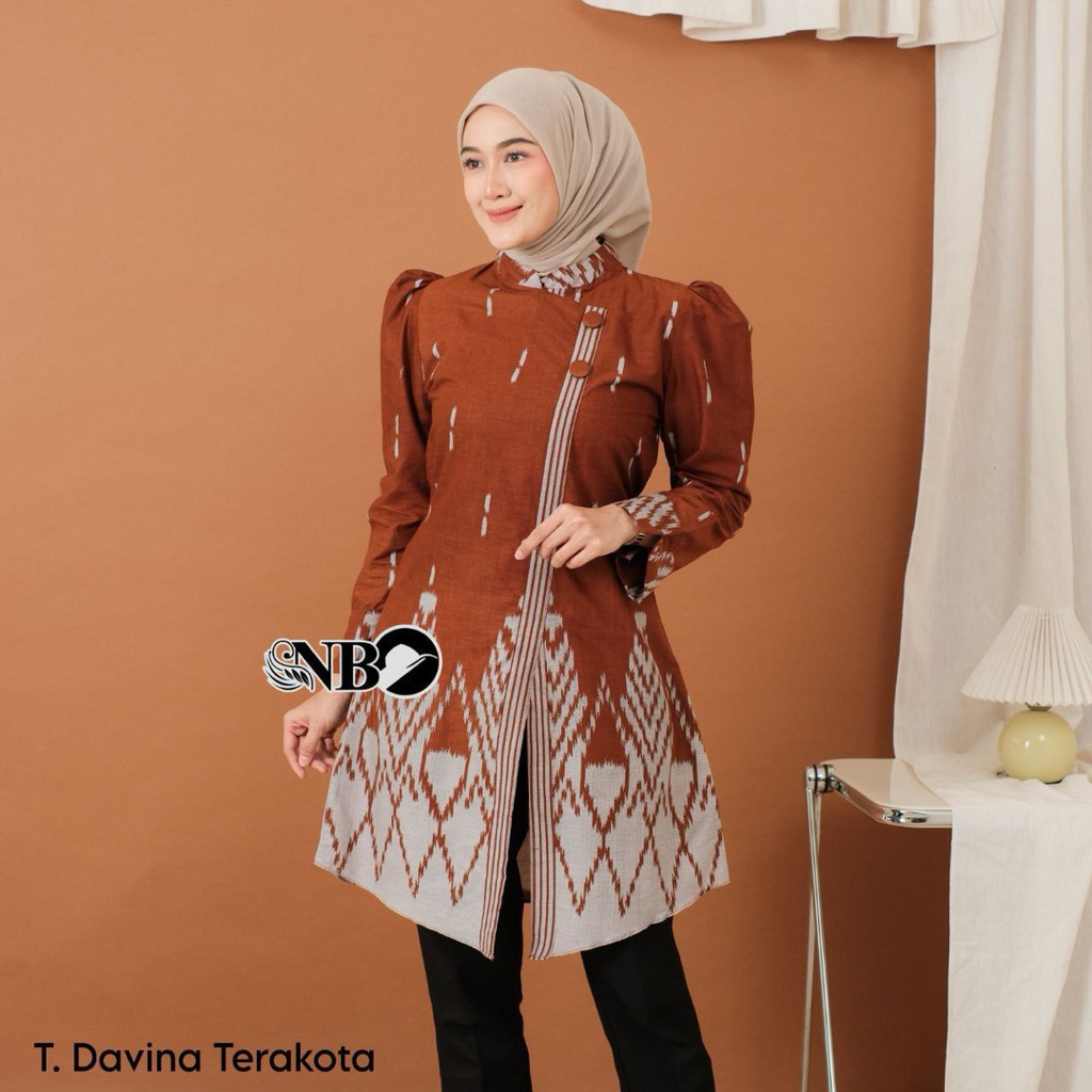 Tunik Batik Wanita Modern Atasan Baju Batik Wanita Drees Batik Wanita Premium