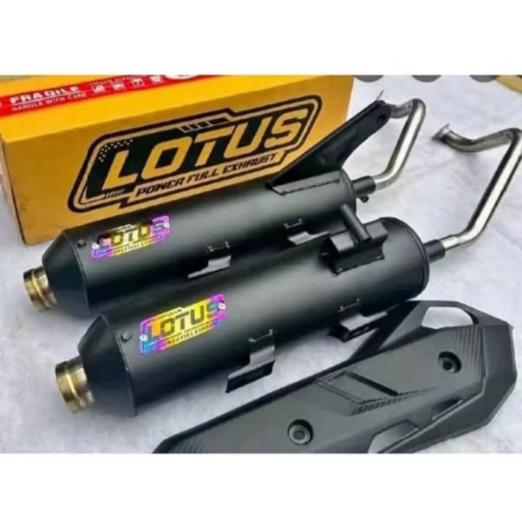 Knalpot Standar Racing LOTUS original All metik