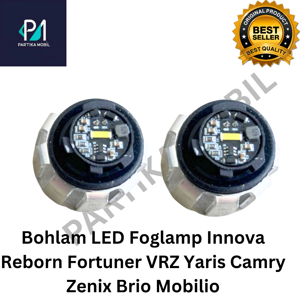 Bohlam LED Foglamp Innova Reborn Fortuner VRZ Yaris Camry Zenix Brio Mobilio