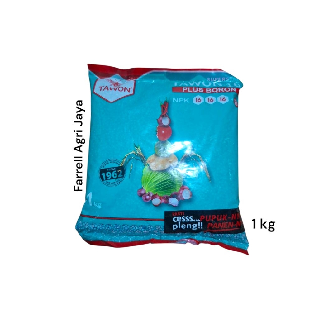 PUPUK TAWON 161616 PLUS BORON 1KG KEMASAN ASLI PABRIK