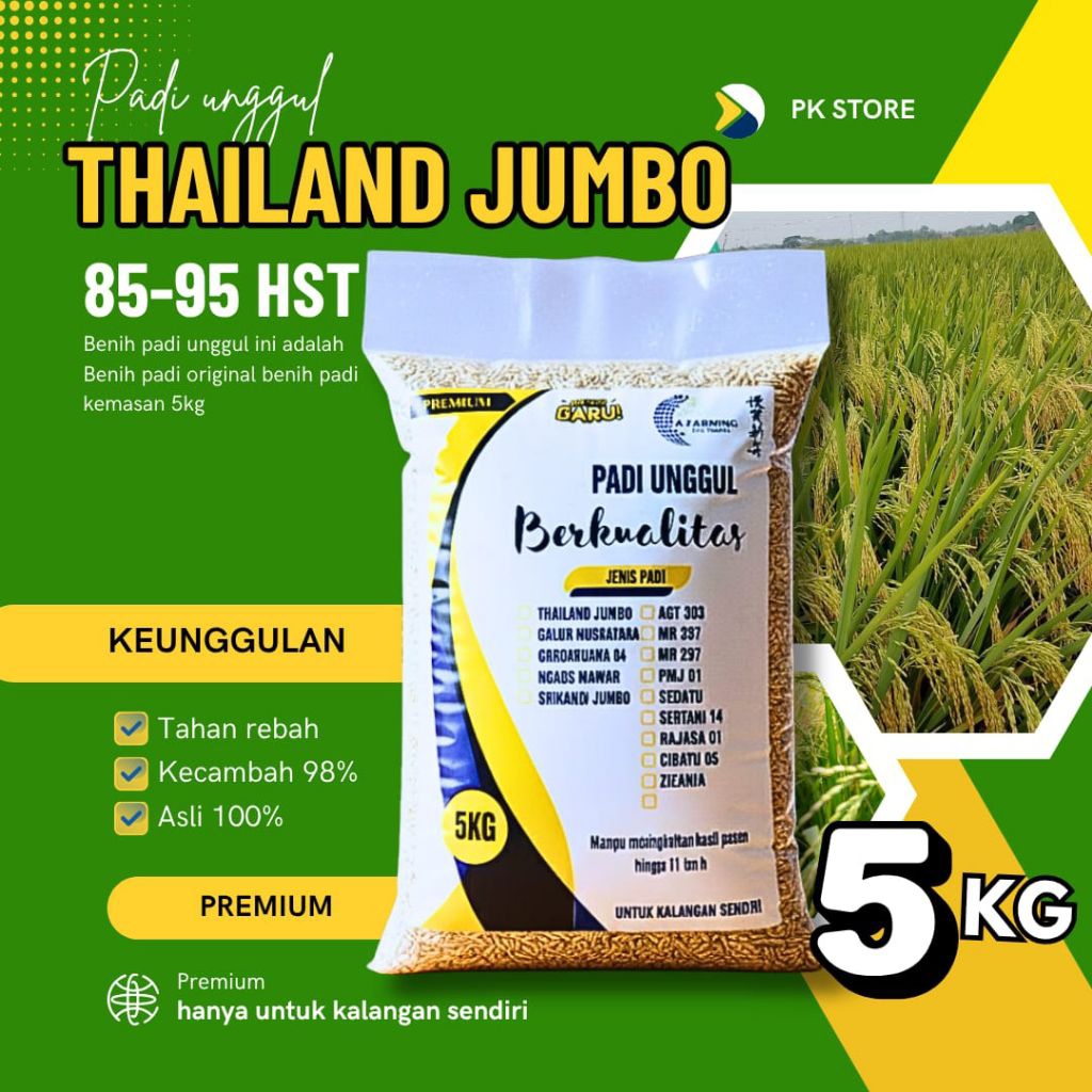 Benih padi Thailand jumbo original 5kg