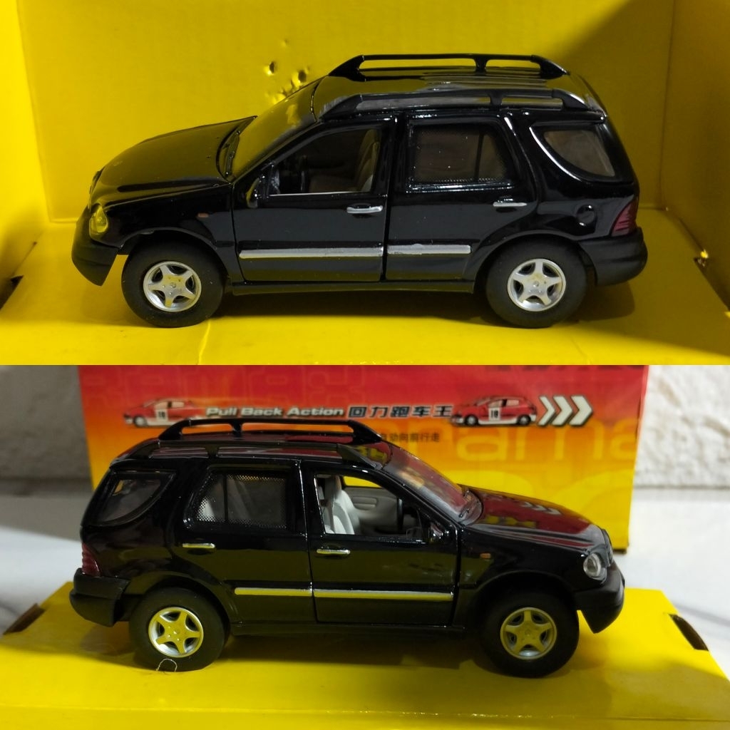 Diecast Mercedes Benz ML320 Hitam Caramax Skala 1:43