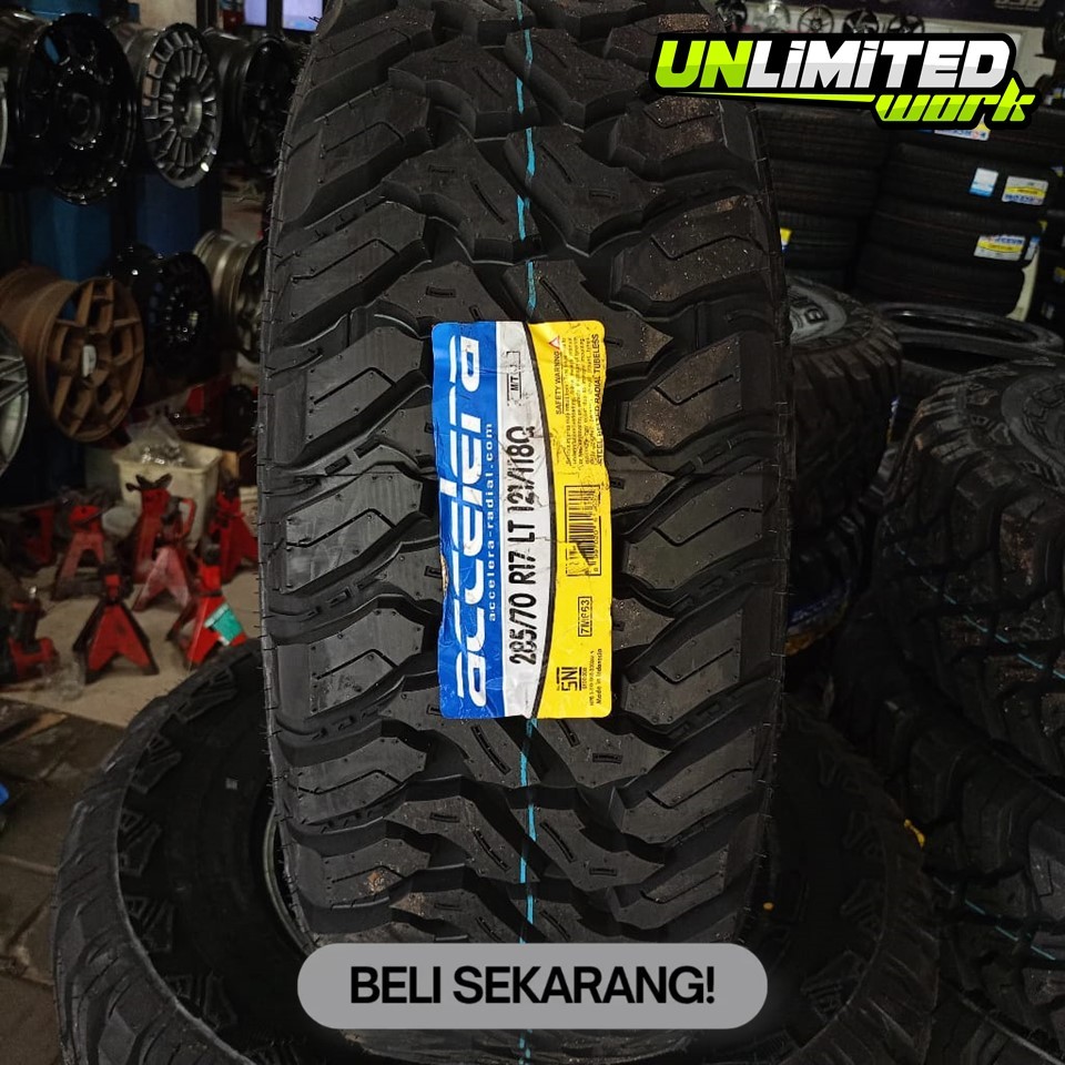 Ban Mobil Untuk Offroad Ring 17 Hilux Ranger Fortuner Triton Accelera M/T 285 70 R17 Termurah
