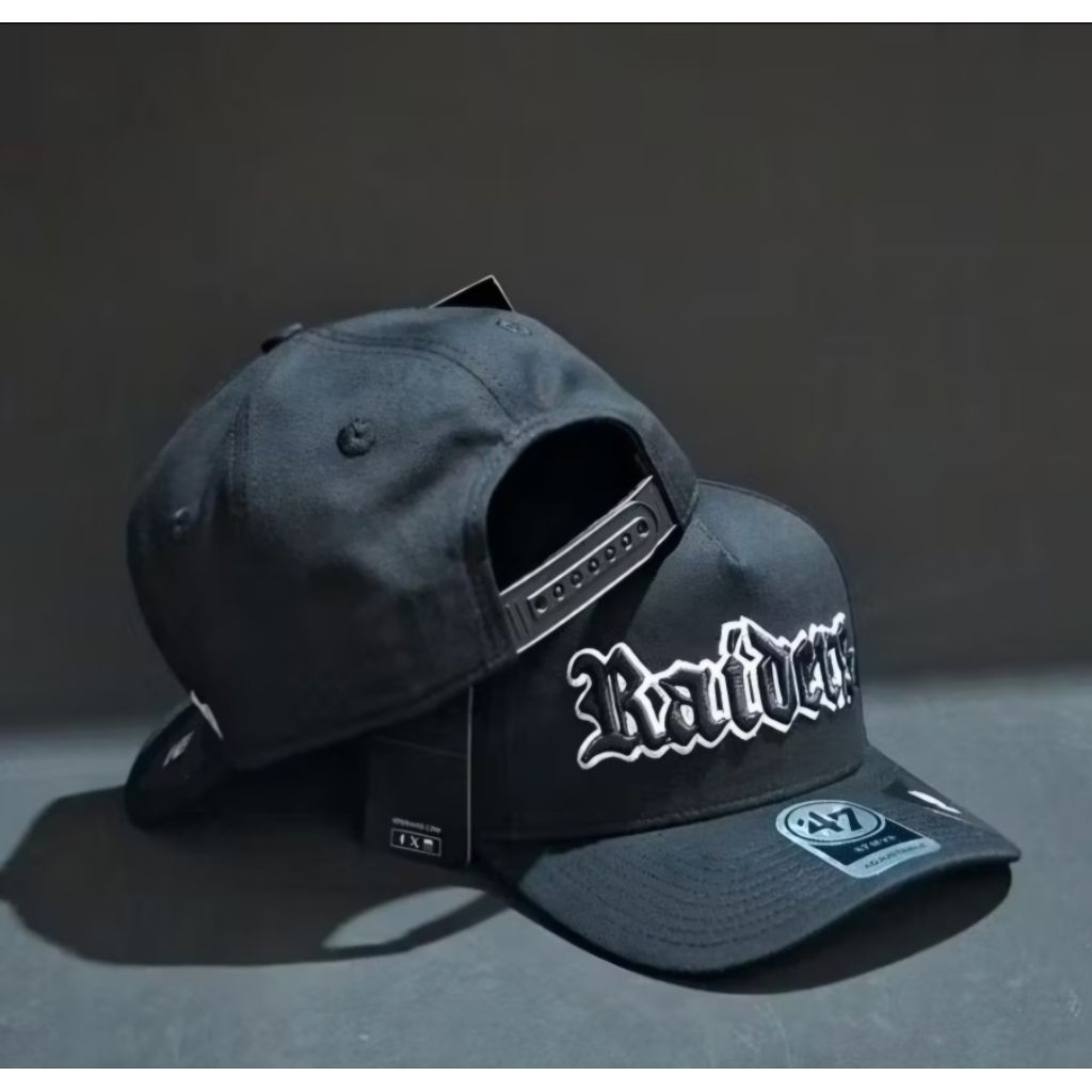 TOPI NEWERA LOGO RAIDERS BORDER MODEL 0112