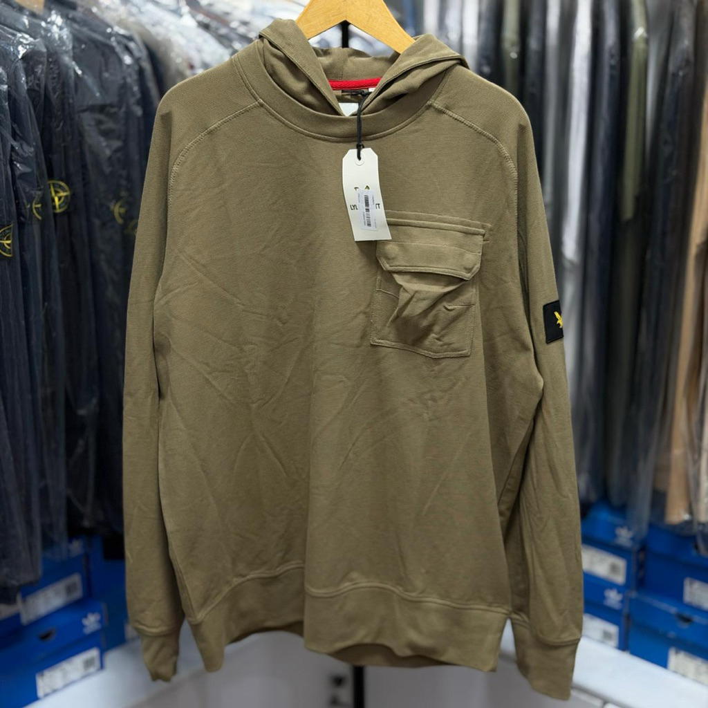 Hoodie Lyle Scott Pocket Woolwich Olive BNWT Original 100% Size : L ( 73 X 63 ) Model TB 175 CM BB 7