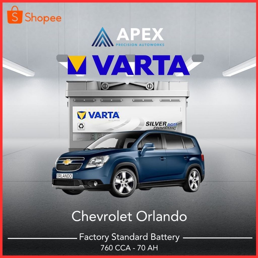 Aki VARTA SILVER DYNAMIC AGM CHEVROLET ORLANDO