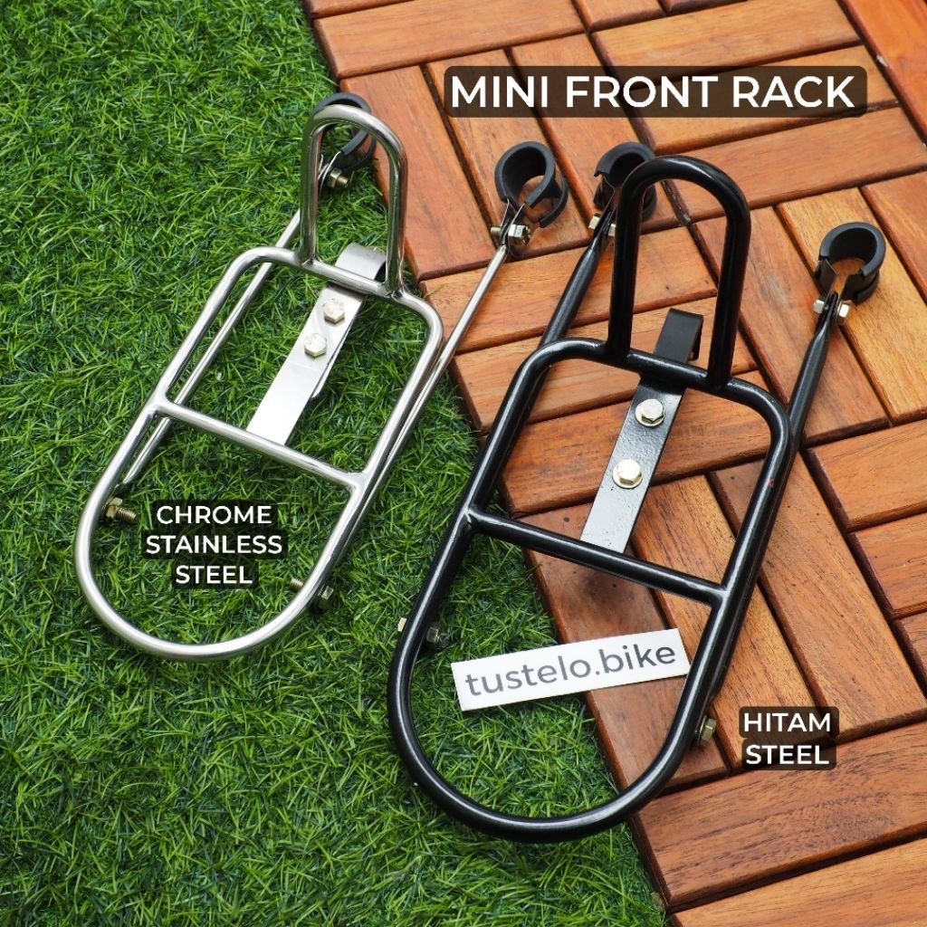 Mini Front Rack Sepeda MTB Commuter Minivelo Hybrid Gravel Roadbike Rak Depan 26" 700c